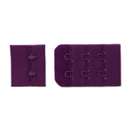 Застежка на крючки и петли (2 ряда), СЛИВА