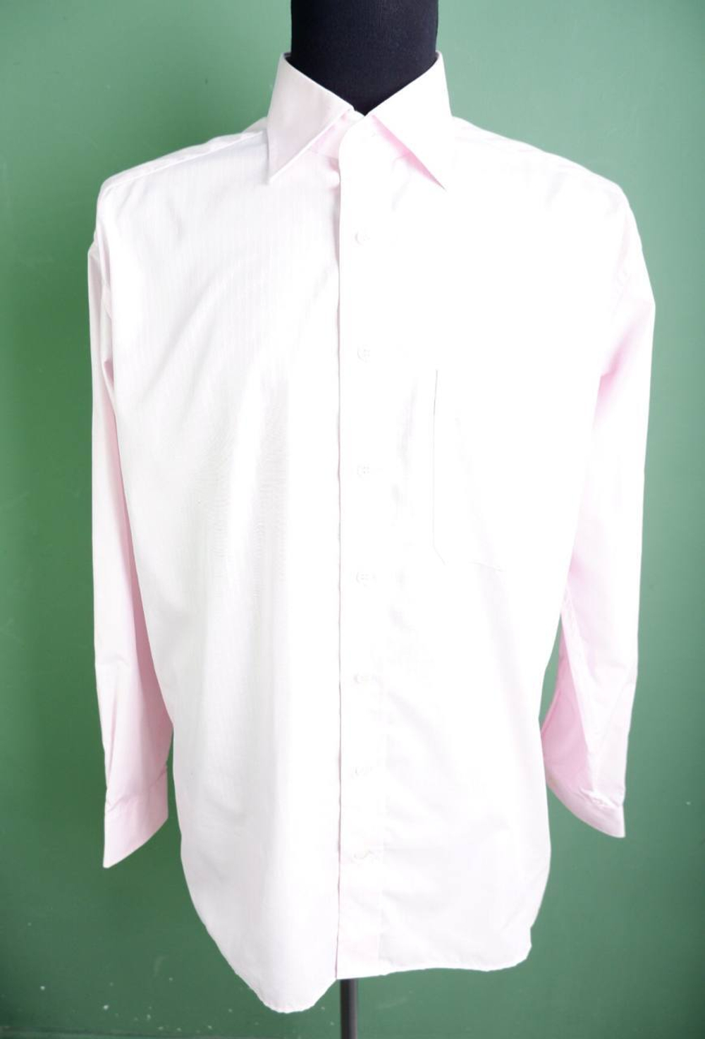 Рубашка Eterna стильного оттенка, маркировка 42, визуально на 52 размер