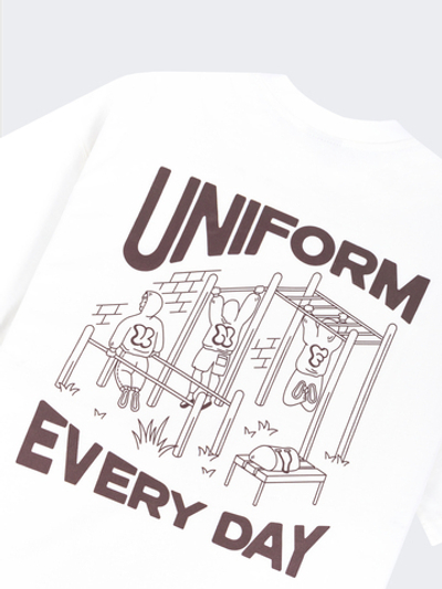 Футболка UNIFORM Heavy Workout белый