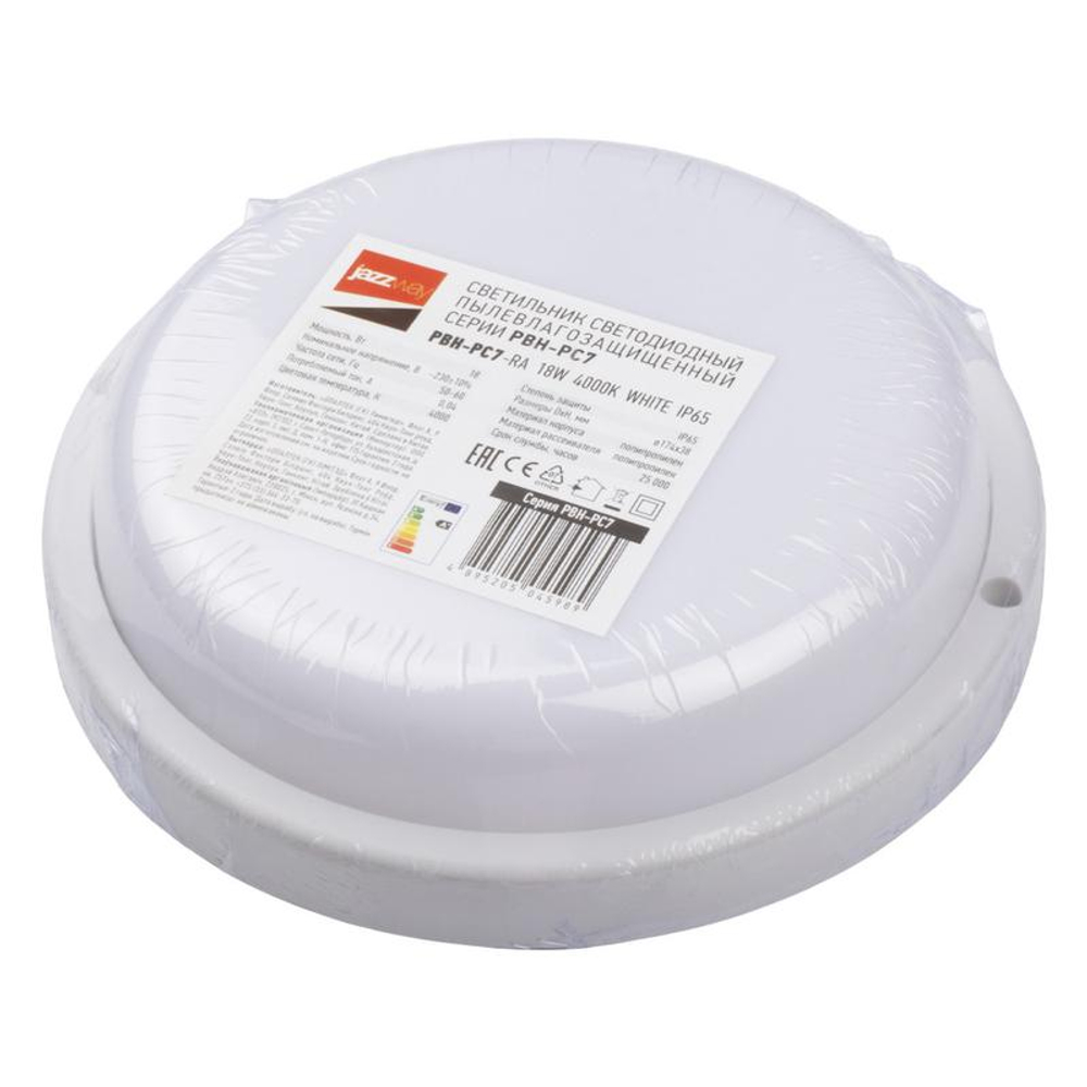 Светильник светодиодный "Банник" PBH-PC7-RA 18Вт 4000К IP65 ЖКХ ДБП white JazzWay 5045989