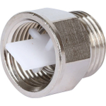 Клапан обратный для воздухоотводчиков STOUT - 1/2" (НР/ВР, цвет хромированный)