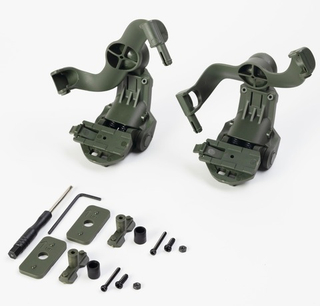 Крепление адаптер для наушников на шлем