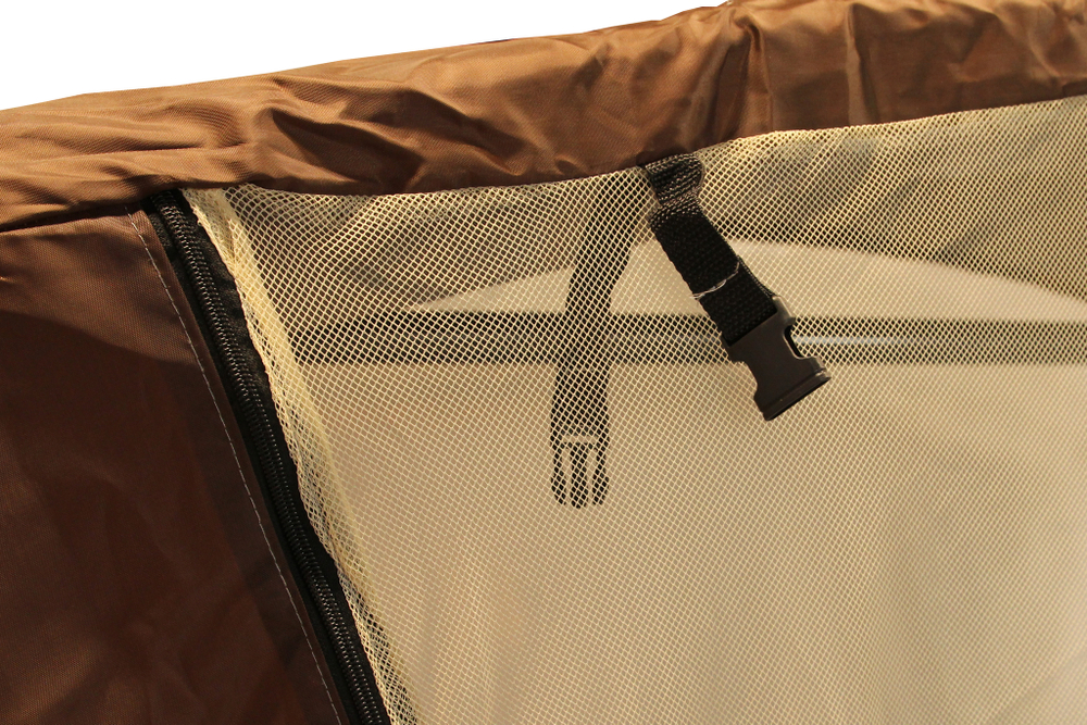 Чехол с моск. сеткой для качелей 1500х2200х1800 коричневый Родео,Турин,Новара,Наварра,Сиена,Секвойя,Вираж,Люкс-М,Пилот, Ривьера, София , арт.МСУ190-МТ004