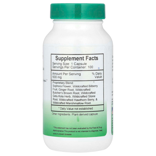 Christopher's Original Formulas, V-Vein Formula, 100 вегетарианских капсул