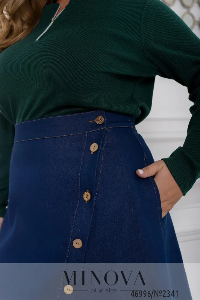 Юбка 2341-синий Minova