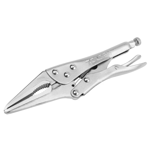 Тонконосный зажим с фиксатором TOLSEN 165мм TT10381