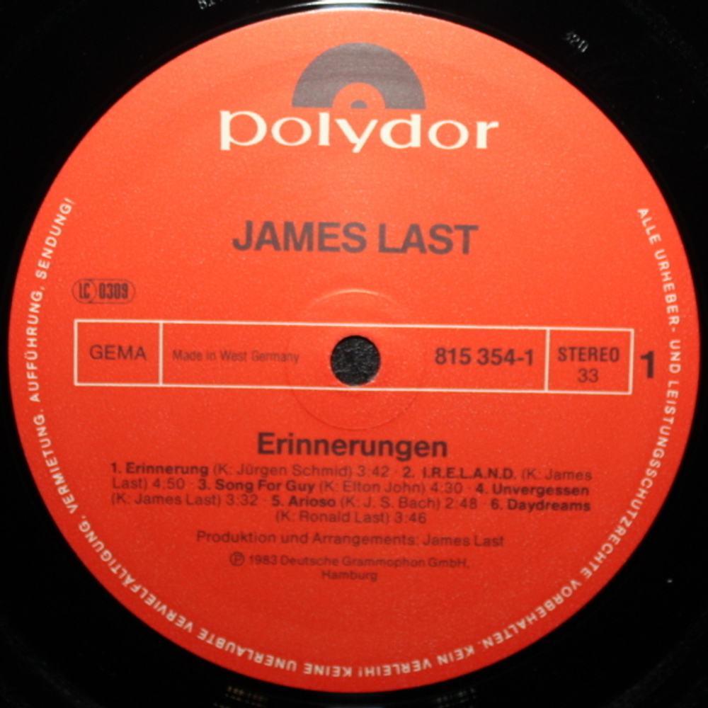 James Last / Erinnerungen (LP)