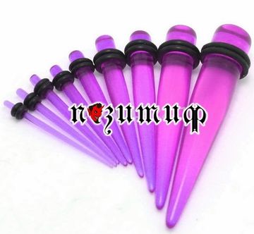 Растяжка акриловая прямая (фиолет/прозр)