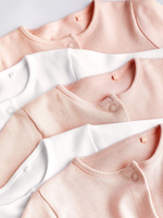 Комбинезон / Cлип для малышей Next 581-066, 5 шт., Белый, Розовый