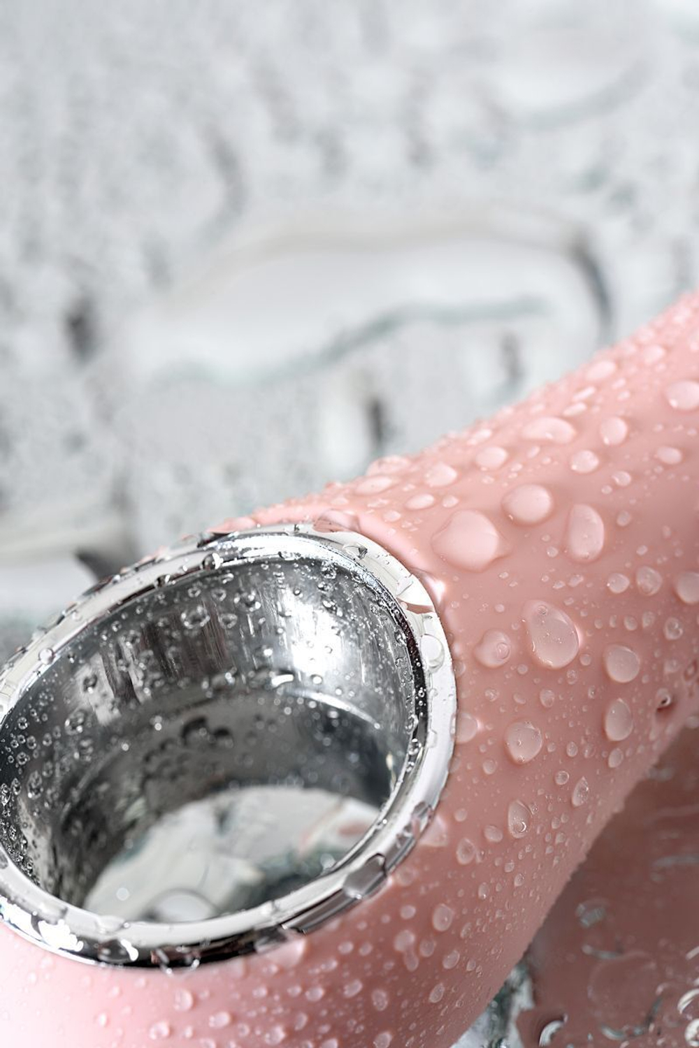 Розовый силиконовый вибратор с электростимуляцией GALVANI VIBE - 21 см. (Цвет: розовый)