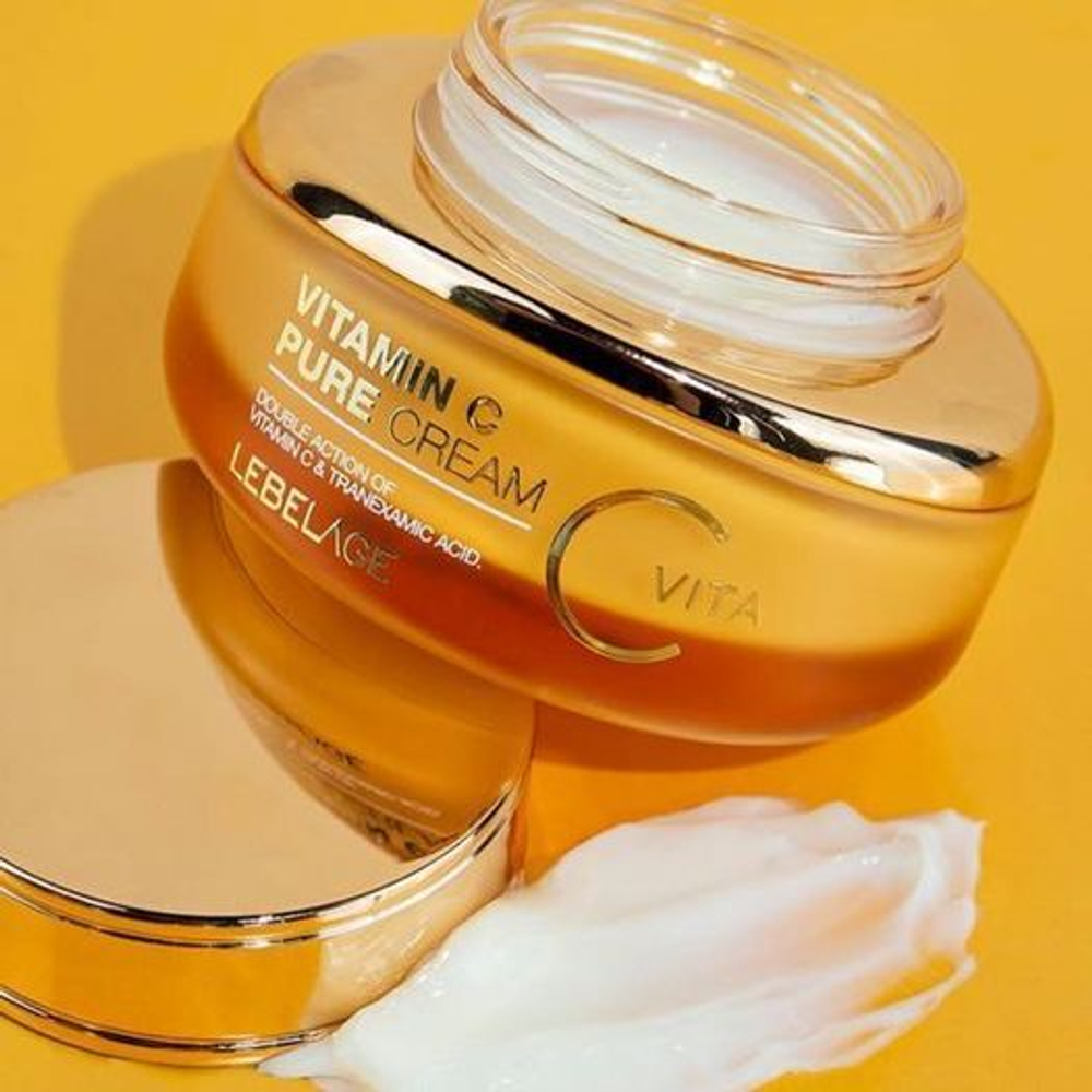 Lebelage Vitamin C Pure Cream крем для сияния кожи лица с витаминами