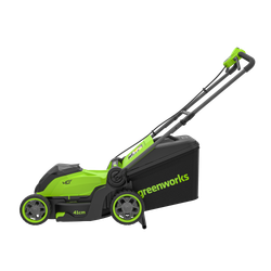 Газонокосилка аккумуляторная Greenworks GD40LM411, 40V, бесщеточная, 41 см, (2521007)