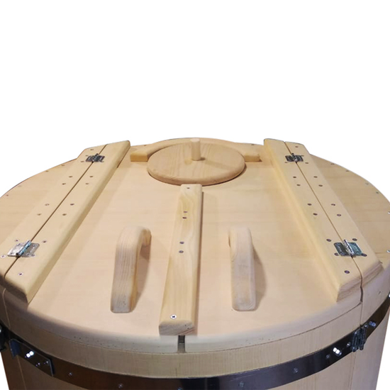 Комплект "КРУГЛЫЙ XXL" (кедровая бочка с парогенератором)
