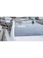 Наклейка на авто "4х4" 14х6