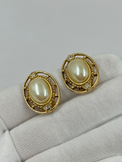 Клипсы с «жемчугом» 1928