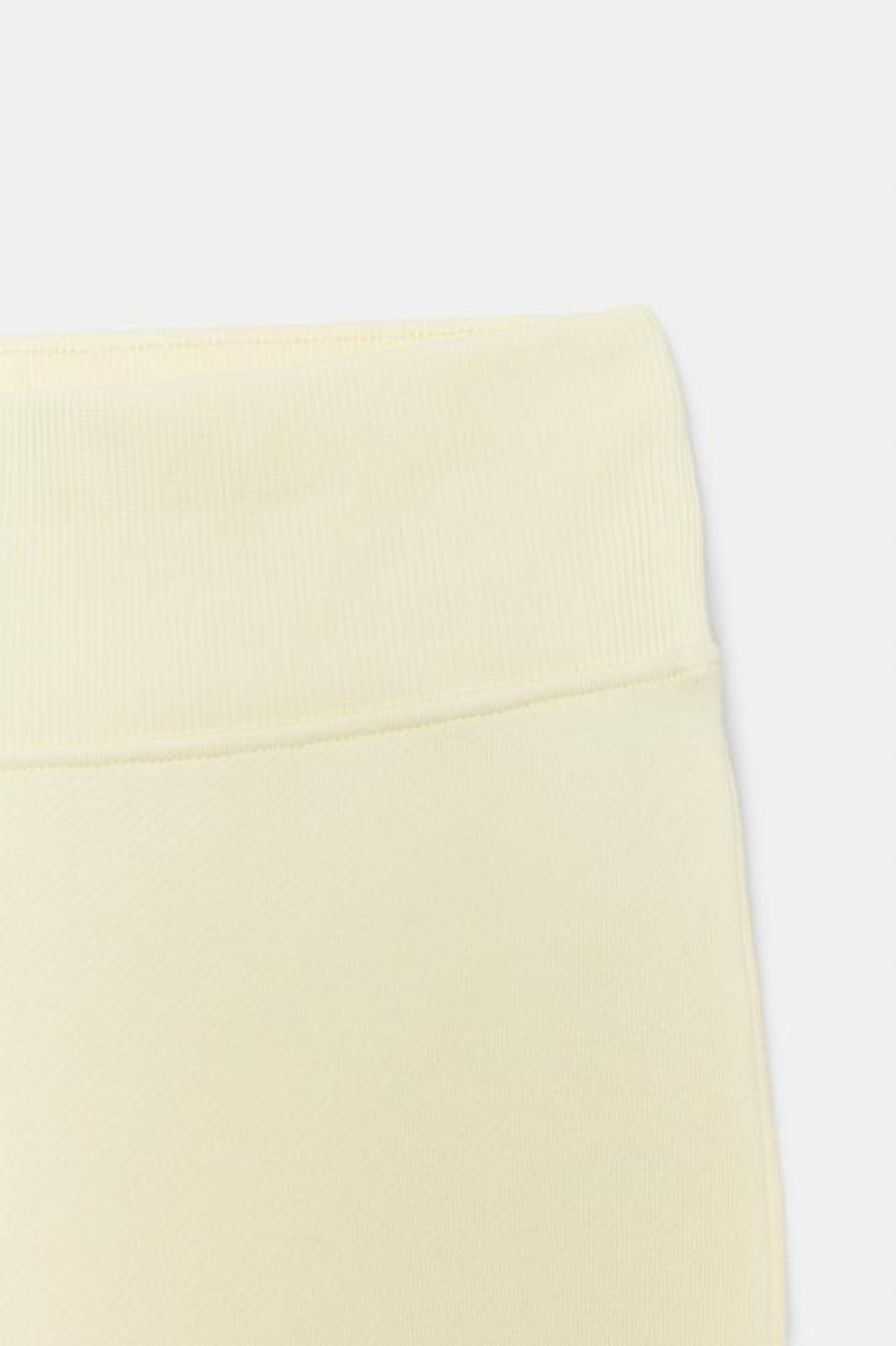 ZARA БРЮКИ FLARE ИЗ ФЛИСА, ЖЕЛТЫЙ