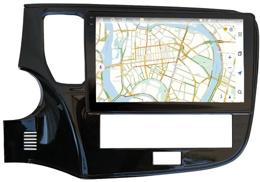 Магнитола для Mitsubishi Outlander 3 2019-2022 (прямоугольный климат) - Vaycar VA47-2005-2K на Android 13, 8-ядер, 2K QLED, ТОП процессор, CarPlay, 4G SIM-слот