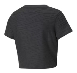 Женская теннисная футболка Puma Studio Skimmer Tee - puma black