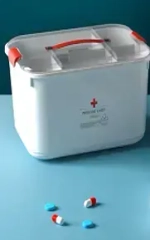 Аптечка домашняя с органайзером «ИДЕЯДОМА», цвет белый, 29.1*21.4*18.2см