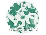 Шар (14"/36 см) Шелкография Динозаврики 5цв 25 шт.