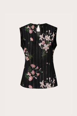 ТОП из черной вискозы с ЛЮРЕКСНОЙ НИТЬЮ