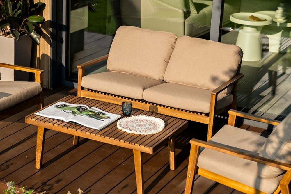 Диван из акации MONA 2-х местный