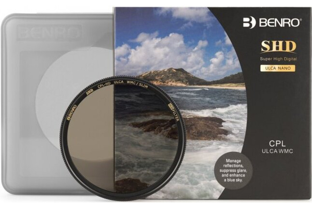 Поляризационный фильтр Benro SHD CPL-HD ULCA WMC/SLIM 55mm