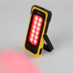 Светодиодный фонарь ЭРА Рабочие Практик RA-811 ручной, аккумуляторный, 15 Вт COB, powerbank, солнечная батарея, магнит | Рабочие  фонари