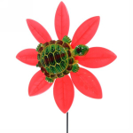 Фигура на спице «Лето» 16*40см ветрячок для отпугивания птиц микс 4 вида