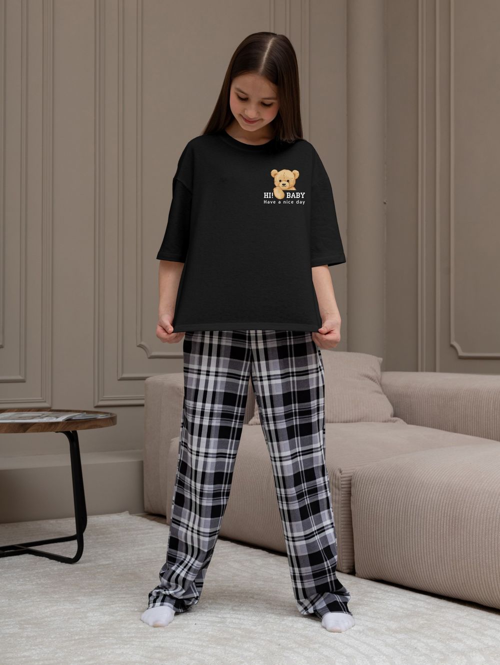 Костюм для девочки Мишель-1 Виотекс ЧЁРНЫЙ