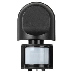 Датчик движения ЭРА MD 04 настенный инфракрасный 1200 Вт угол 180 градусов IP44, черный