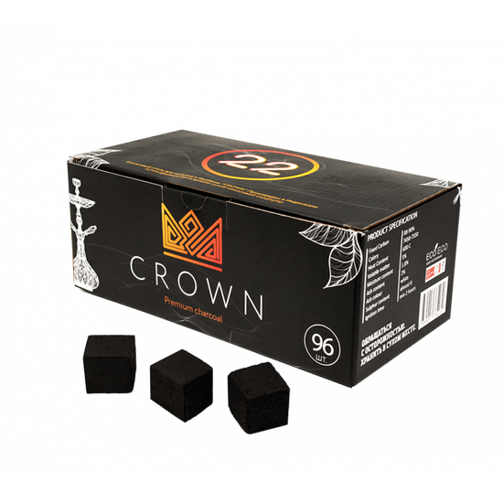 Уголь Crown 22//20 уп в кор.