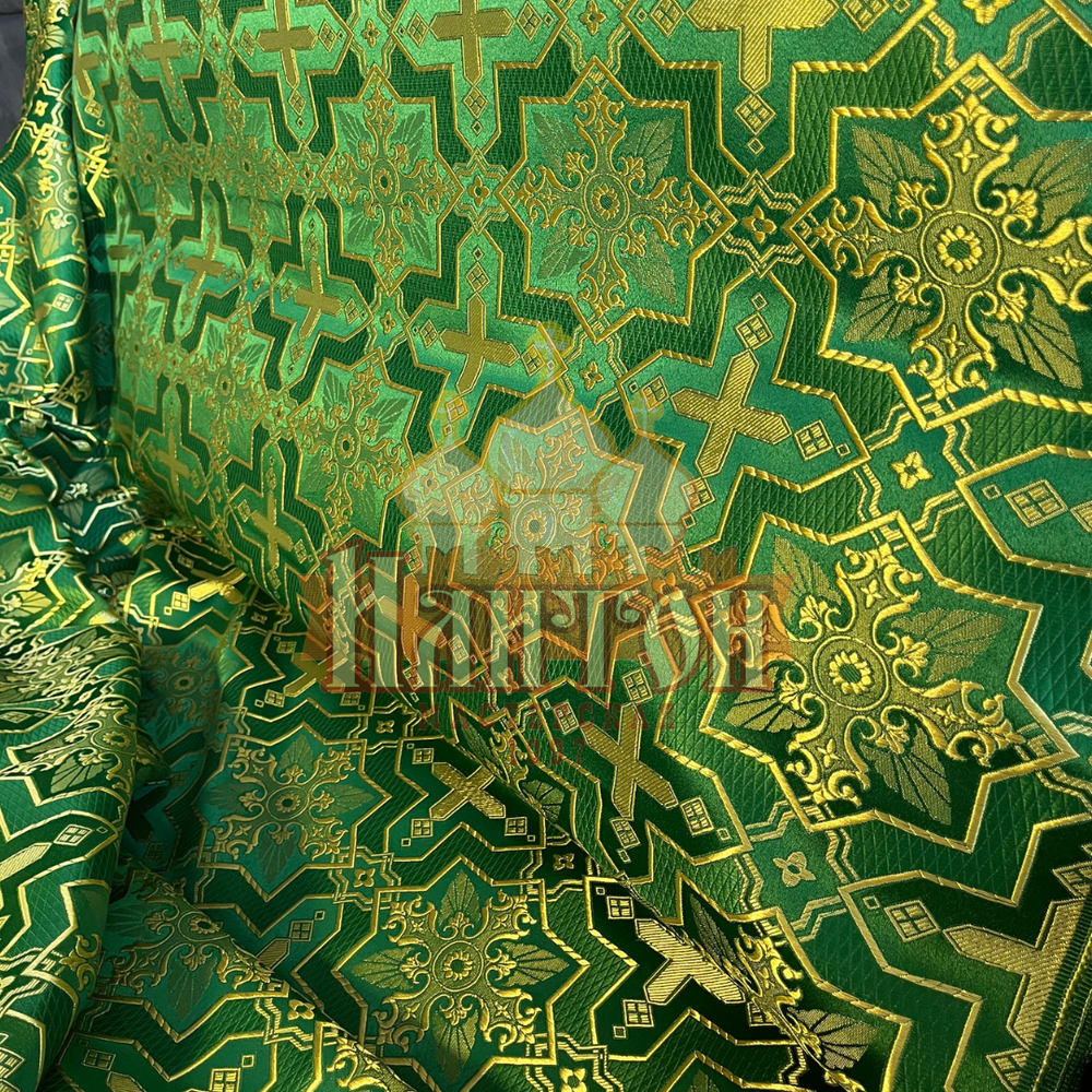 Шёлк "Православный" зелёный