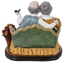 GAEM Фигурка декоративная "Бабушка с дедушкой", L16 W12 H15,5 см