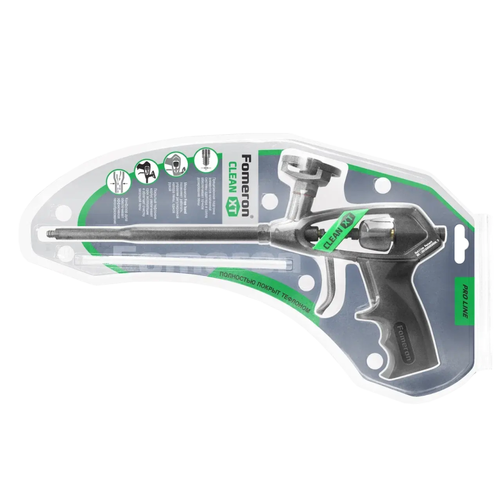 Пистолет для монтажной пены с тефлоновым покрытием FOMERON Clean XT 590008