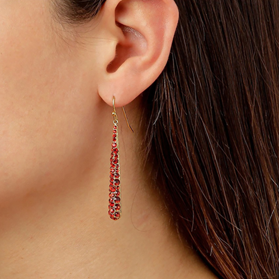 Серьги Dyrberg Kern BLAZE SG RED 370060