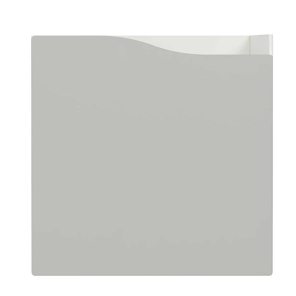 IKEA KALLAX  (ИКЕА КАЛЛАКС)  -  Вставка с дверцей, волна/серая, 33x33 см