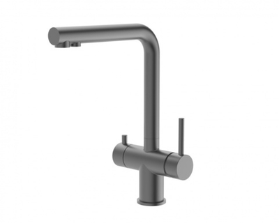 15036-G Смес. для кухни под фильт. выс. Г-обр. (НЕРЖ,ГРАФИТ) ViEiR (10/1шт)