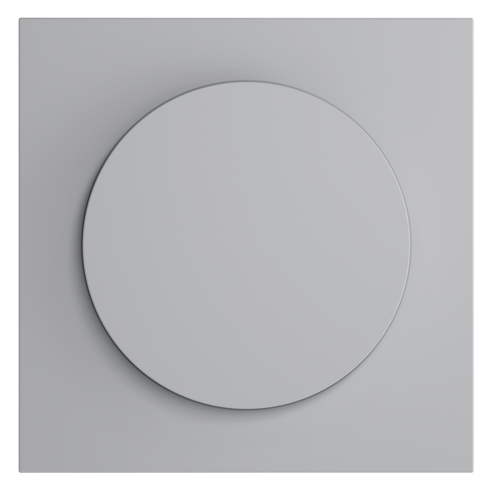 Накладка для светорегулятора поворотно-нажимного, S70 (серый)