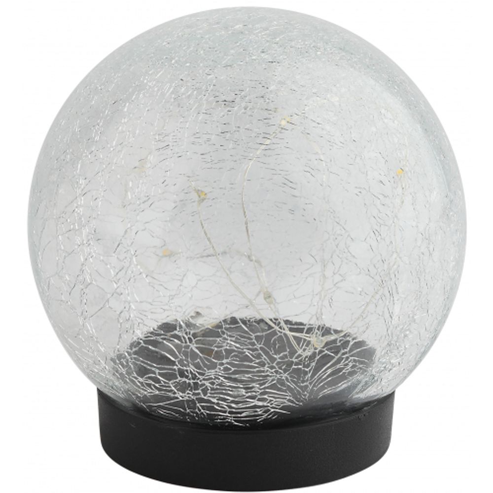 ERASF012-24 ЭРА Садовый светильник Шар на солнечной батарее, 15 LED 15 cм