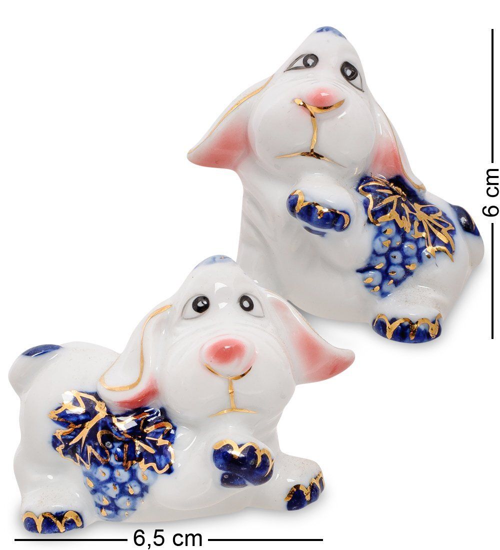 С 032 Фигурка «Две собачки» 3,5' син. (GE)