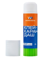 Клей-карандаш Workmate, PVP, 15 г,  улучшенная формула