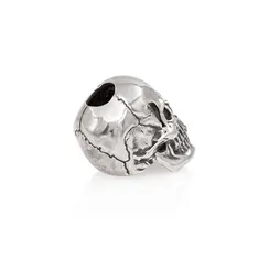 Бусина Череп Skull Victory light из серебра 925 пробы