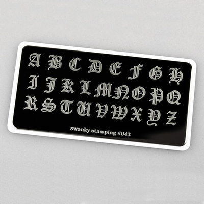 Swanky Stamping Пластина для стемпинга 043