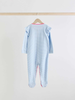 Комбинезон / Cлип для малышей Next E18-354, 3 шт., Голубой, Розовый, Молочный