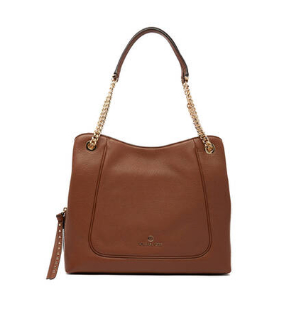 кожаная сумка-шопер chain Michael Kors - коричневый(30F2GP1E3L)