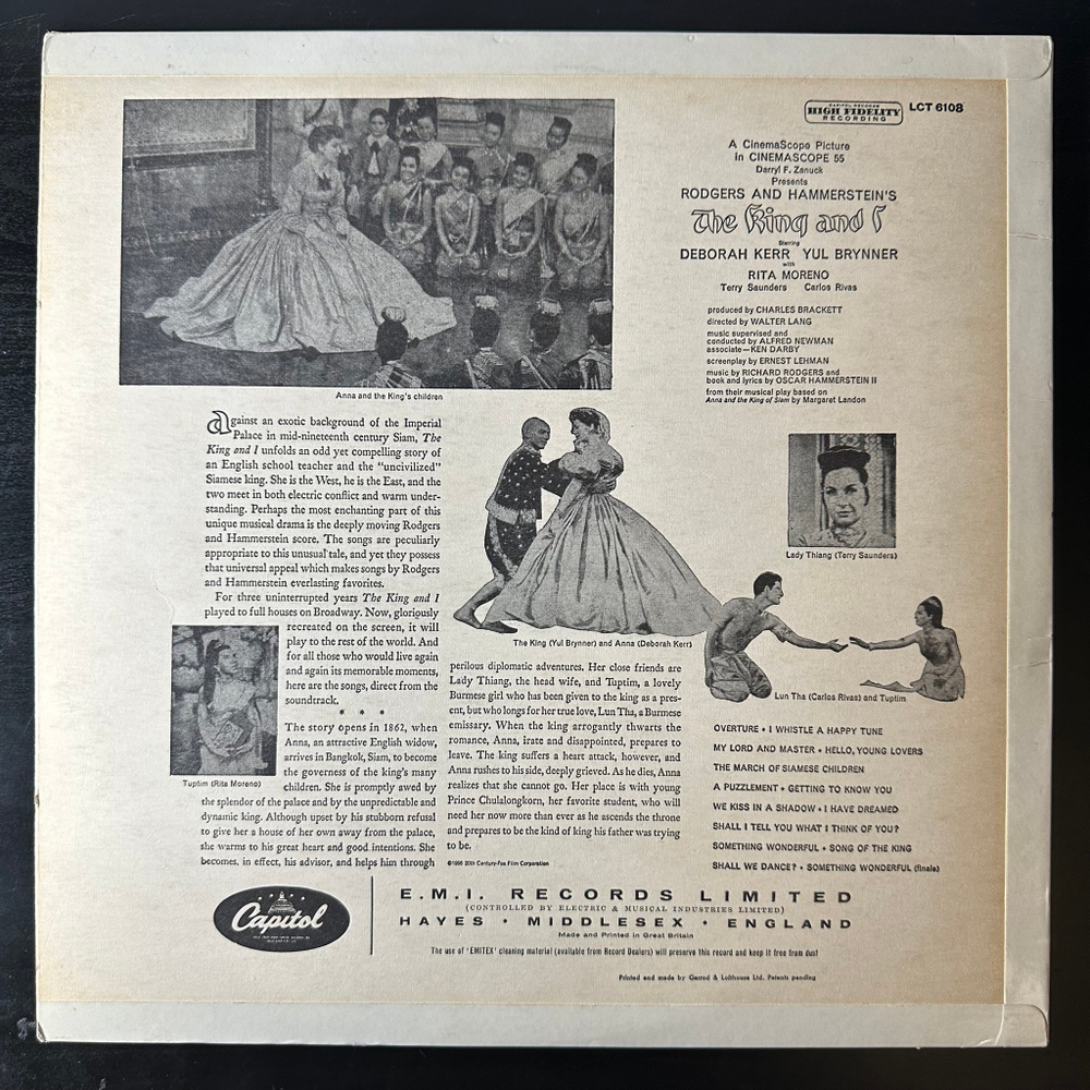 Rodgers And Hammerstein ‎– The King And I (Англия)