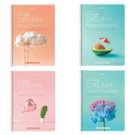 Тетрадь А4 80л. клетка "Dream" скоба, обложка картон, в ассортименте (BRAUBERG)