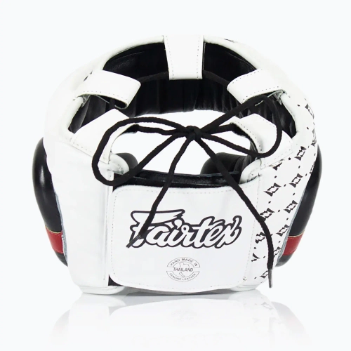 Боксёрский шлем Fairtex Super Sparring white/black