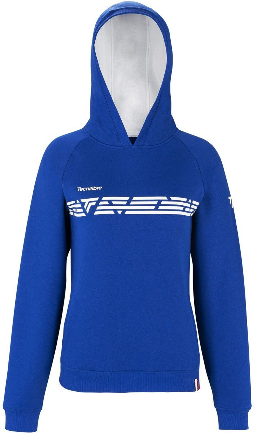 Женская теннисная куртка Tecnifibre Lady Fleece Hoodie - Blue